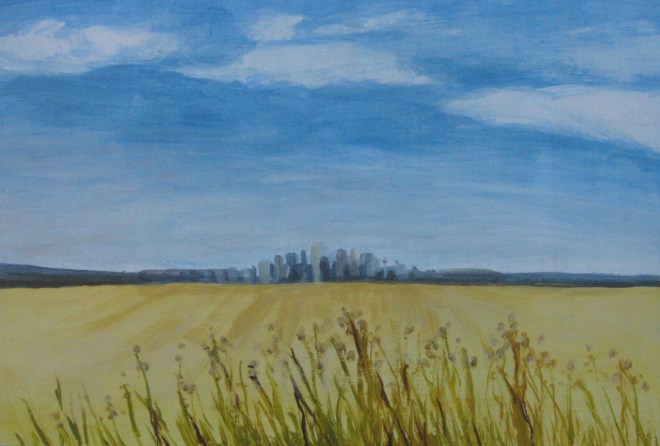 Calgary cityscape, October 1, 2010