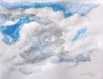 Cloud Study 1, June 20, 2011, water colour on paper