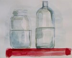Jar study, Jun. 26, 2011, water colour on paper