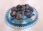 Plums on a plate, Sept. 3, 2011, watercolour on paper