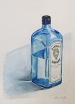 Well, hello again Mr. Gin!, Nov. 27, 2011 watercolour on paper