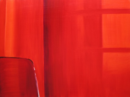 Curtains With Sun, Mar. 14, 2013 oil on panel 24 x 32