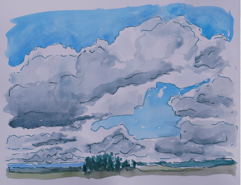 Comic-style Landscape 2, Sept. 16, 2014