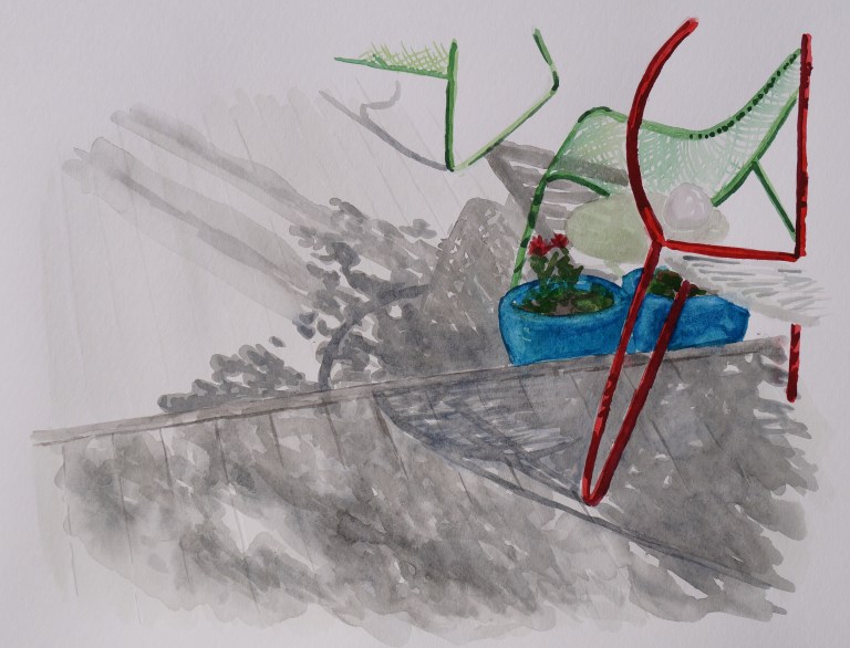 Shadows on the Deck, Jun. 12, 2017