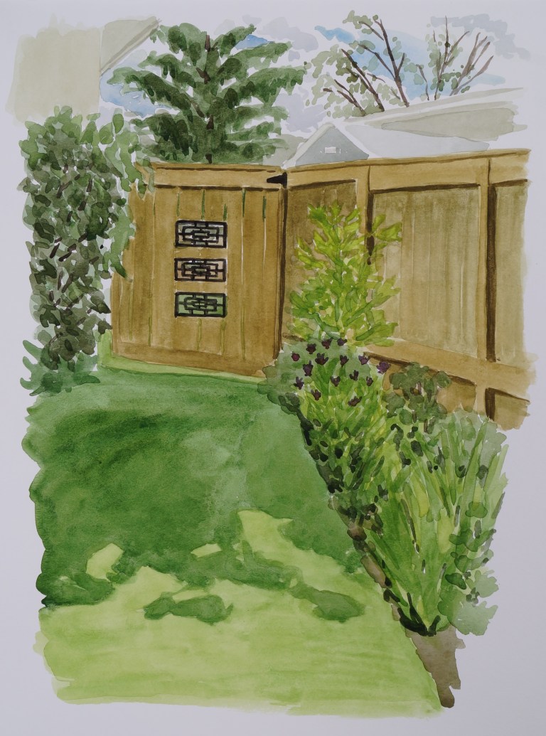 Sideyard Gate, Jun. 17, 2017