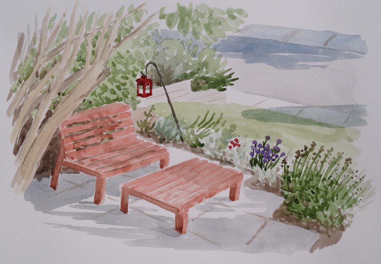 Red Bench, Jul. 3, 2017